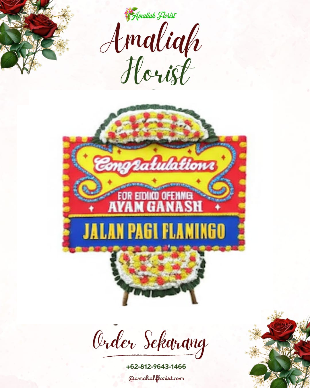 Sewa Papan Bunga Kemangkon